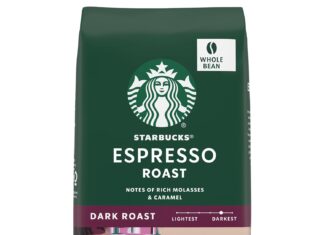 starbucks dark roast whole bean coffee espresso 100 arabica 1 bag 18 oz