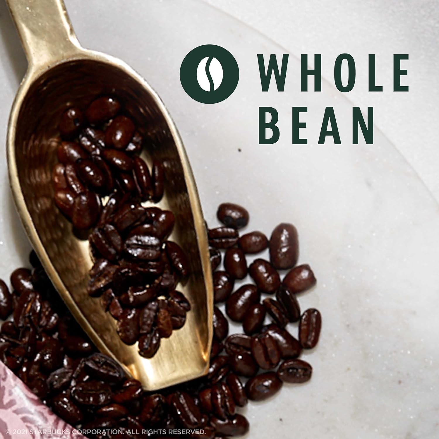 Starbucks Medium Roast Whole Bean Coffee — Breakfast Blend — 100% Arabica — 1 bag (18 oz)