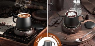 sweetfull mug warmer for coffee and tea coffee mug warmer wmug and lid coffee warmer as coffee gifts for desk office cof