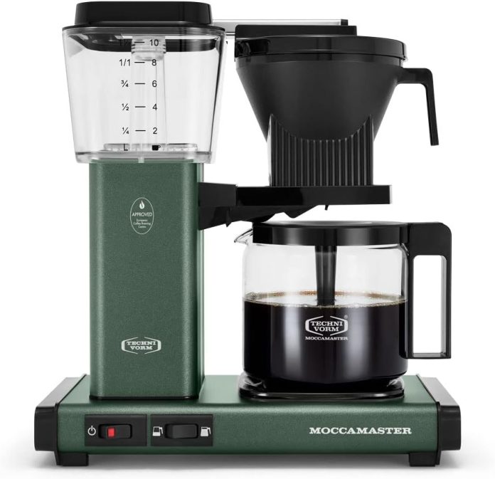 technivorm moccamaster 53923 kbgv select coffee maker juniper 40 oz 10 cup 125 l