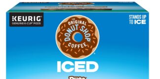 the original donut shop iced duos cookies caramel coffee keurig single serve k cup pods 72 count 6 packs of 12