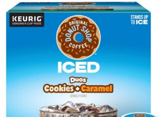 the original donut shop iced duos cookies caramel coffee keurig single serve k cup pods 72 count 6 packs of 12