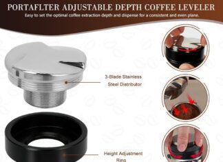 y step 5 pack espresso tamper set espresso accessories kit with espresso tamper coffee distributor espresso stirrer espr