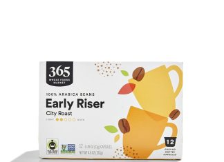 365 by whole foods market coffee early riser city roast pods 12 count 46 ounce