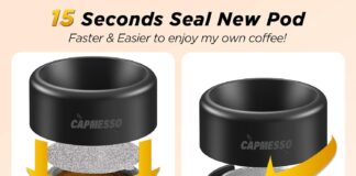 capmesso aluminum foils lids to reuse vertuoline capsules coffee pods compatible with nespresso vertuoline machine 64mm1