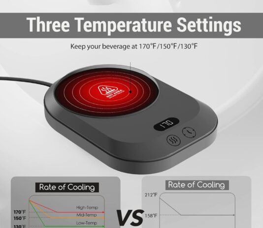 coffee mug warmer for desk electric coffee cup warmer with 3 temp settings smart coffee warmer for desk auto shut off ti