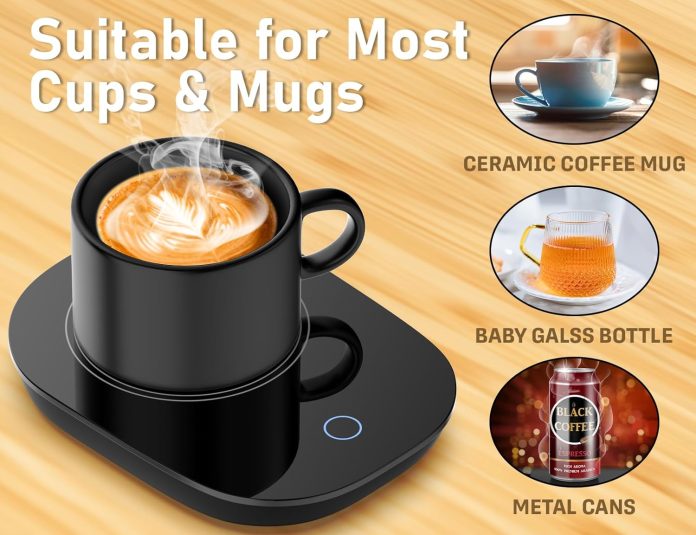 coffee mug warmer gravity induction coffee warmer for desk auto shut off cup warmer for coffee electric beverage tea wat
