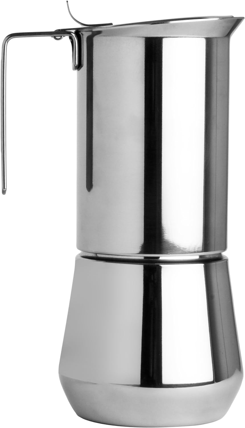 Ilsa Stainless Steel 6 Cup Stovetop Espresso Maker Review | Morning ...