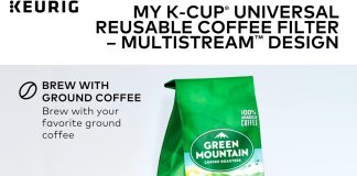 keurig my k cup universal reusable filter multistream technology gray