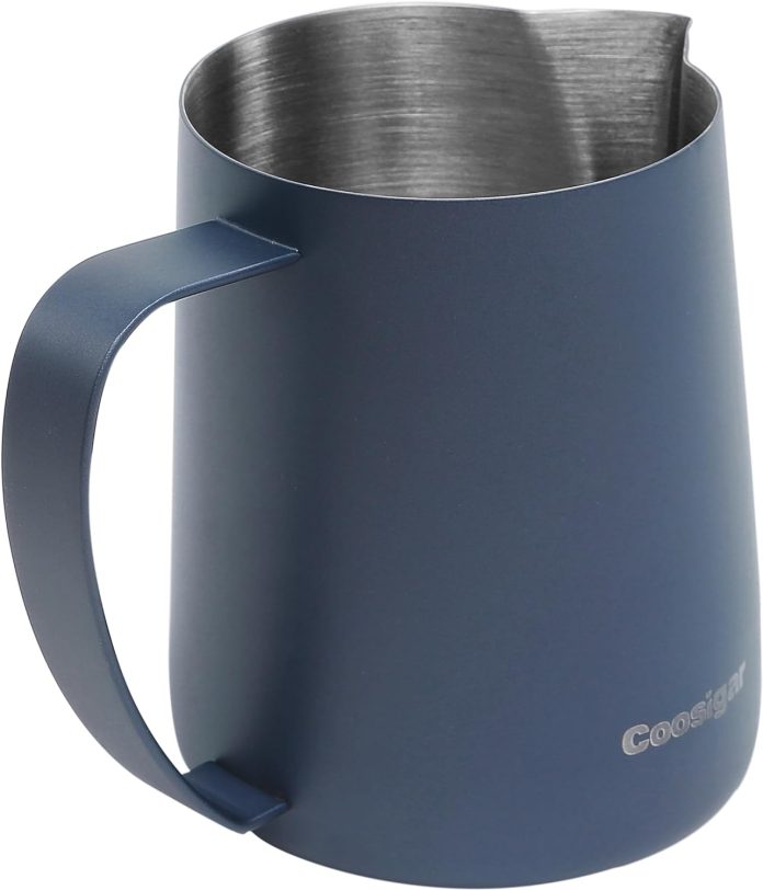 milk frothing pitcher 450ml15oz304 stainless steel espresso steaming pitchermilk frother cupmilk jug cuplatte artblue