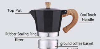 moka pot italian coffee pot 6 cup10 oz stovetop espresso maker stovetop camping manual cuban coffee percolator machine i