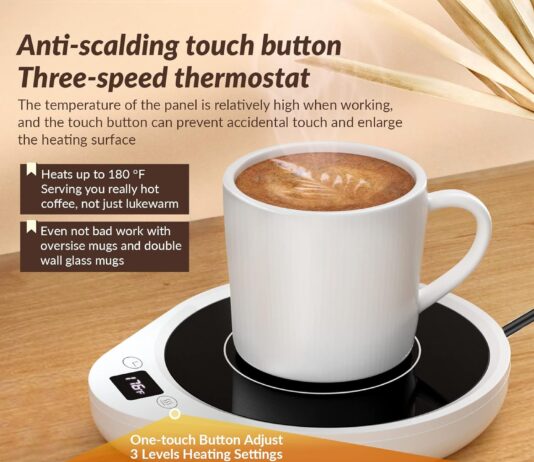 mug warmer upgrade coffee warmer cup warmer for desk with 3 temperature settings more hot coffee mug warmer with timer 4