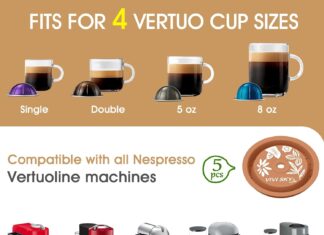 reusable coffee capsule lids work with nespresso pods vertuofood grade silicon caps used for every sizes of reusable nes