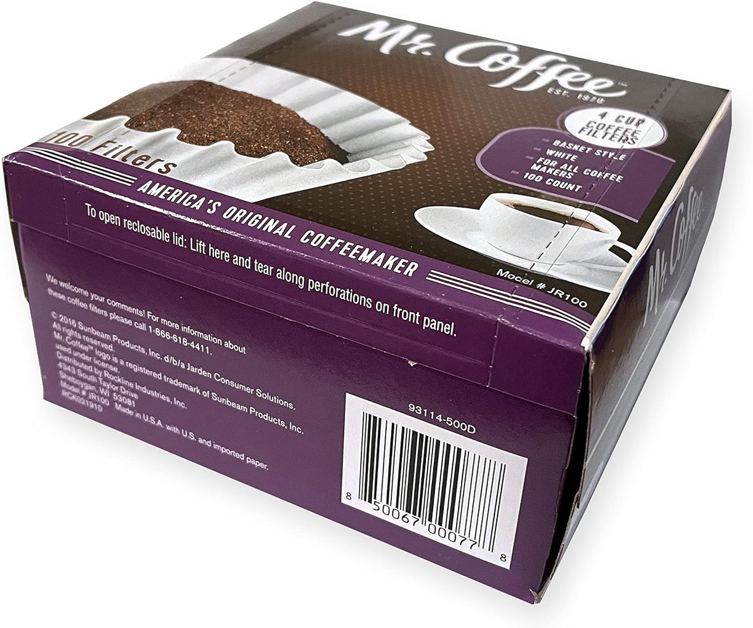 4-Cup Coffee Filters, 100-Count