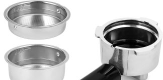 casabrews 51mm portafilter set for espresso machine cm5418 series 3 ears espresso filter holder with 51mm filter baskets
