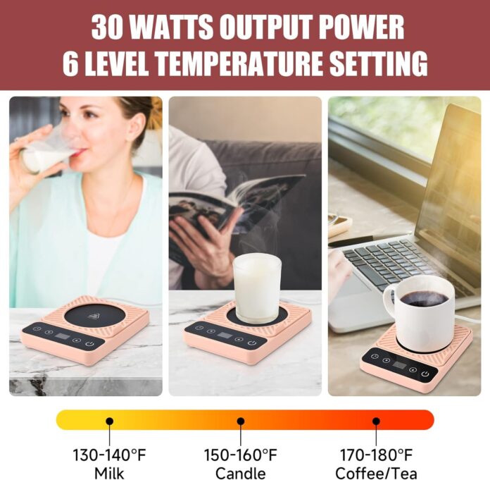 coffee warmer for desk electric mug warmer coffee mug warmer with timer 6 temp mug warmer smart coffee cup warmer coffee