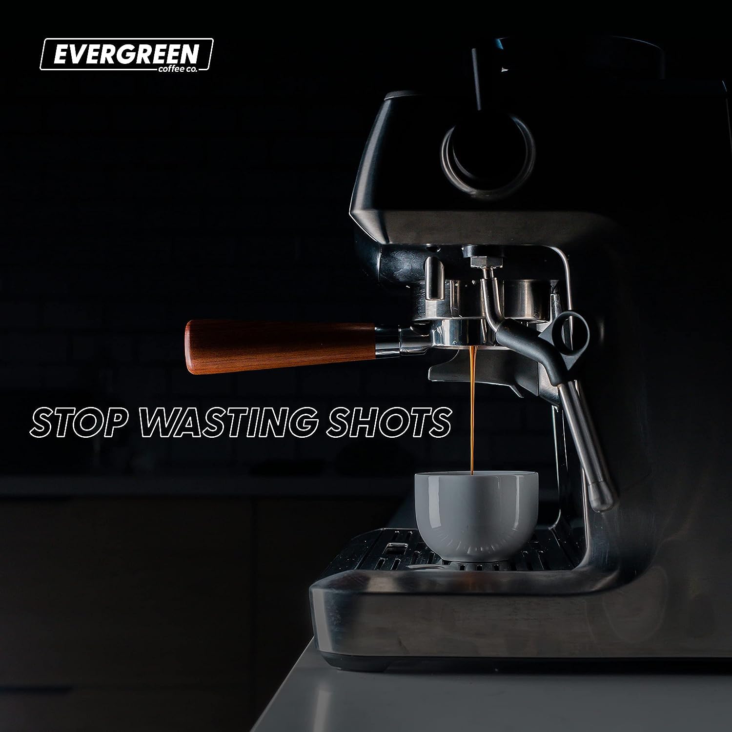 Evergreen Coffee | Espresso Accessories | Precision Latte Art Milk Pitcher, 16oz, Commercial Grade Stainless Steel, Milk Steam Frothing Jug, For Espresso Machines, Breville Espresso Machines (Black)