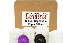 k cup filters pack of 300 fits with all reusable coffee pods compostable and disposable coffee filters for keurig single