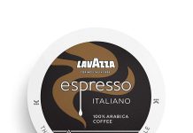 lavazza espresso italiano single serve coffee k cup pods for keurig brewer medium roast 22 count box