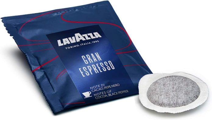 lavazza gran espresso single serve coffee pods dark espresso roast pack of 150