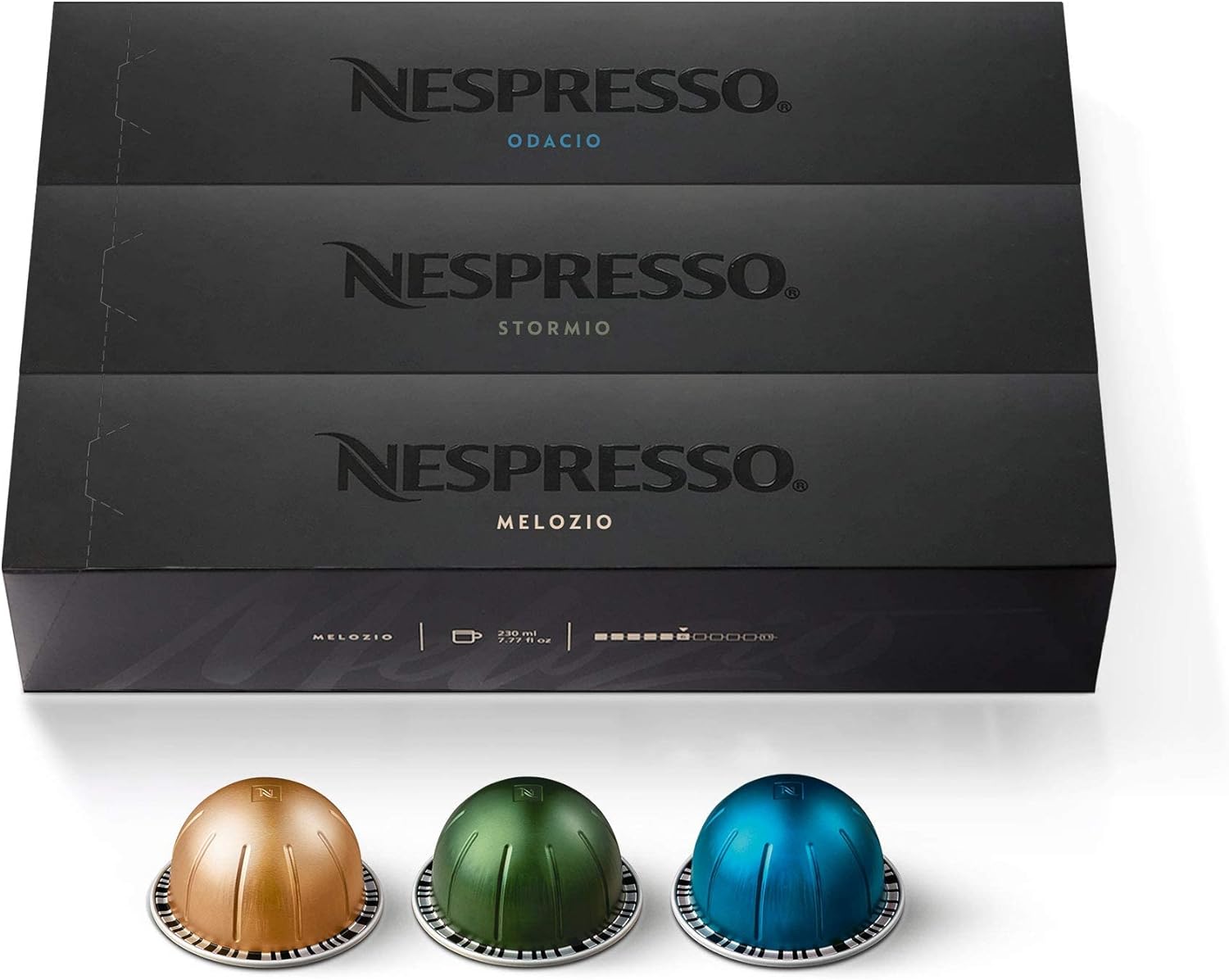 Nespresso Capsules VertuoLine, Best Seller Variety Pack, Medium and Dark Roast Coffee, 30 Count Coffee Pods, Brews 7.8 oz