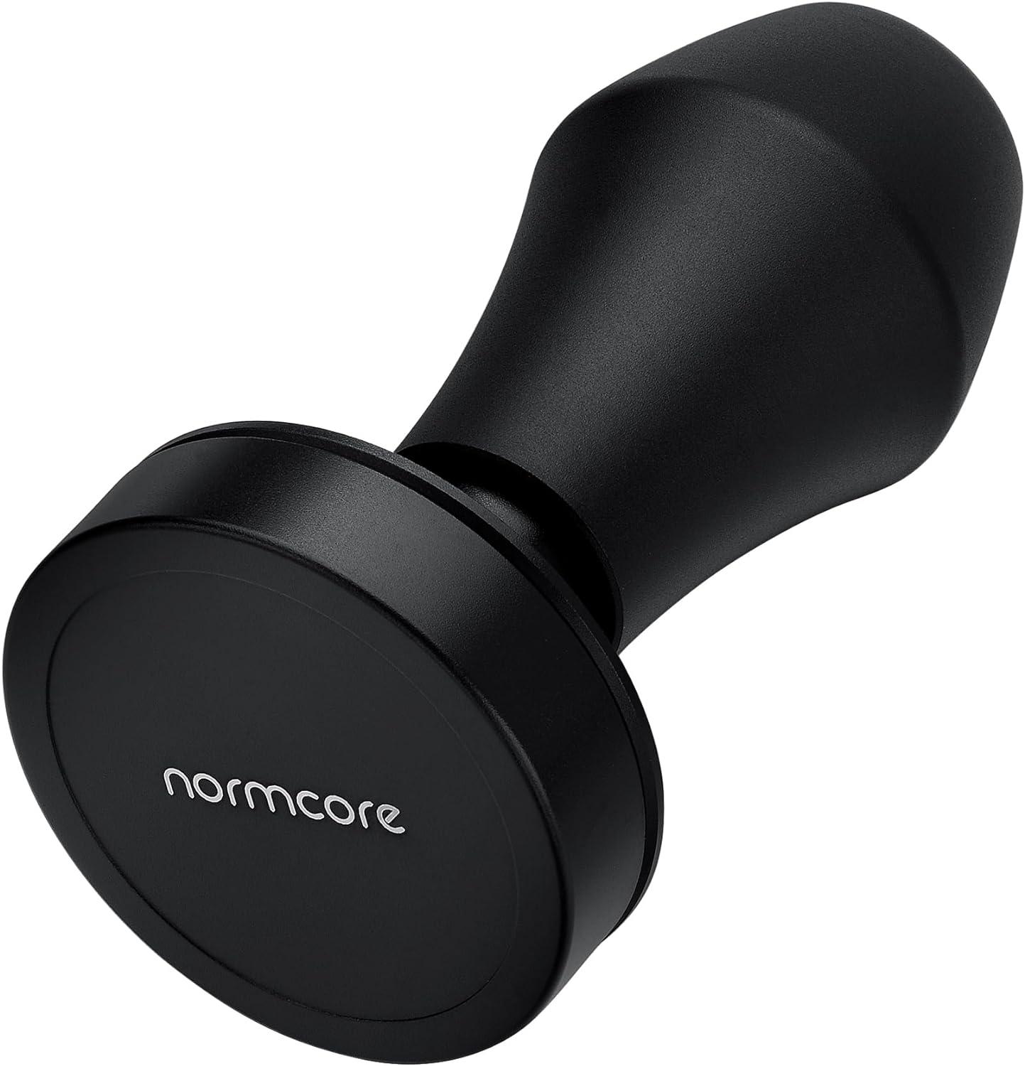 Normcore 58.5mm Espresso Coffee Tamper V4 - Spring Loaded Tamper With Stainless Steel Ripple Base - 15lb / 25lb / 30lbs Replacement Springs - Anodized Aluminum Handle and Stand
