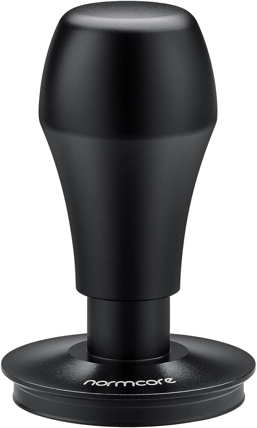 Normcore 58.5mm Espresso Coffee Tamper V4 - Spring Loaded Tamper With Stainless Steel Ripple Base - 15lb / 25lb / 30lbs Replacement Springs - Anodized Aluminum Handle and Stand