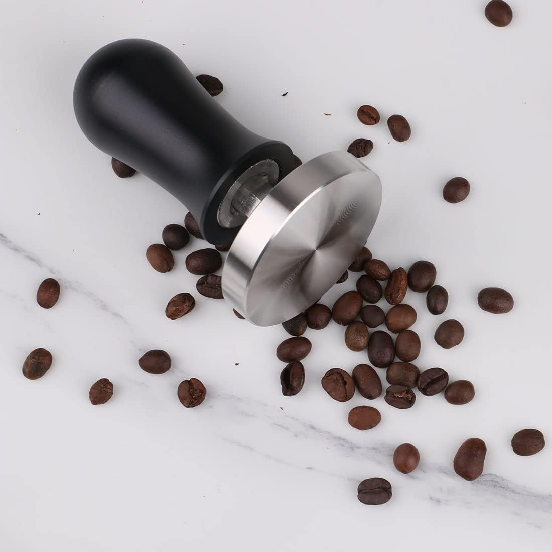 Calibrated Coffee Tamper 49mm for Coffee and Espresso black