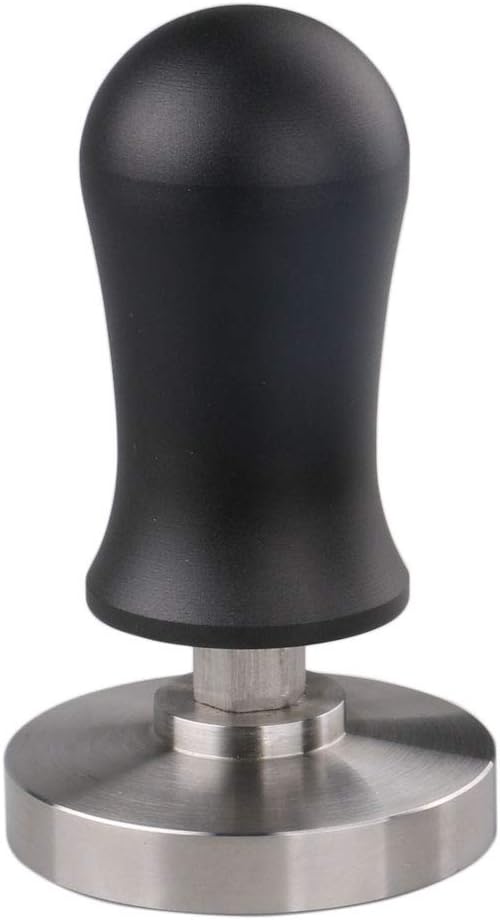 Calibrated Coffee Tamper 49mm for Coffee and Espresso black