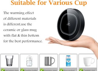 coffee mug warmer smart beverage warmer with gravity switch and auto shut off electric mug warmer for office home use cu