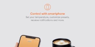 ember temperature control smart mug 2 14 oz app controlled heated coffee mug with 80 min battery life and improved desig