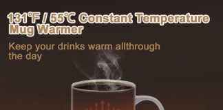 mug warmer coffee warmer coffee mug cup warmer for desk smart automatic heating candle warmer plate for office home use
