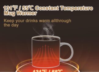 mug warmer coffee warmer coffee mug cup warmer for desk smart automatic heating candle warmer plate for office home use