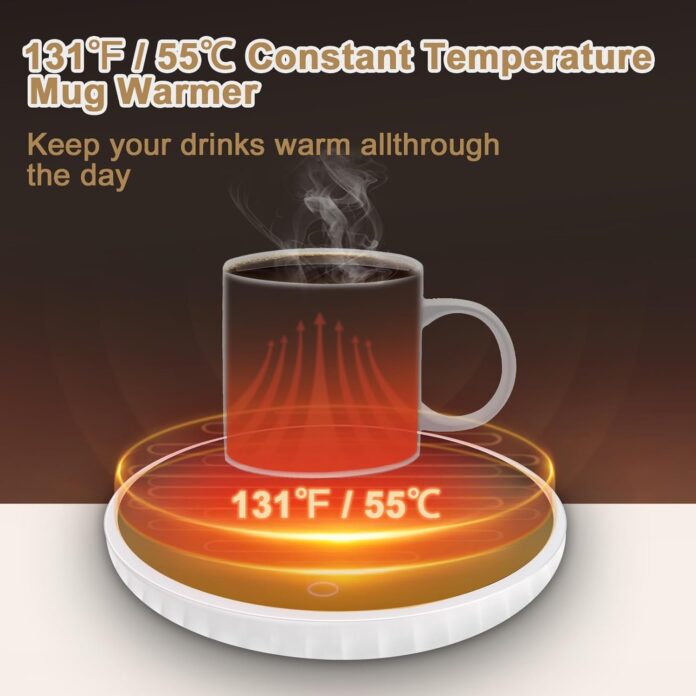 mug warmer coffee warmer coffee mug cup warmer for desk smart automatic heating candle warmer plate for office home use