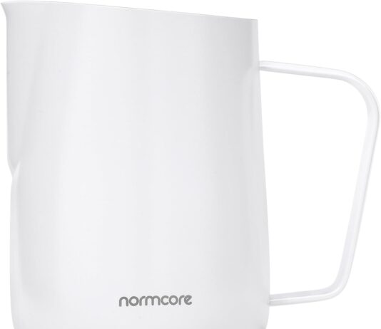 normcore milk pitcher with round spout espresso steaming pitcher milk frothing jug cappuccino latte art barista cup non 