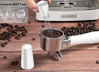 wdt coffee stirrer and espresso ground distribution tool professional barista distributor with stainless steel stirring