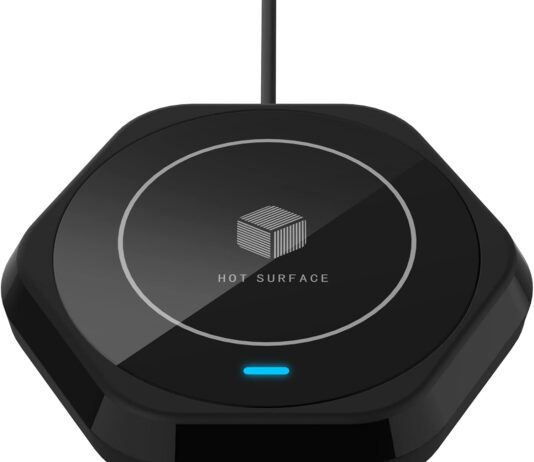 smart beverage heating plate candle wax cup warmer electric thermostat coaster for hot coffee milk tea water cocoa desk 