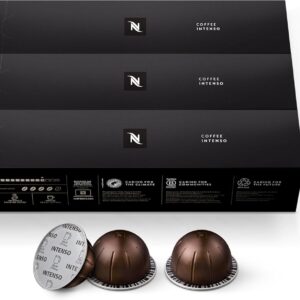 Nespresso Capsules Vertuo Intenso Dark Roast Coffee 30-Count Coffee Pods
