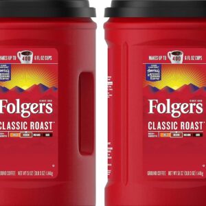 AMWU Folgers Classic Roast Ground Coffee (51 oz.)-set of 4