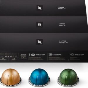 Nespresso Capsules Vertuo, Variety Pack, Medium and Dark Roast Coffee, 30 Count Coffee Pods, Brews 7.8 oz