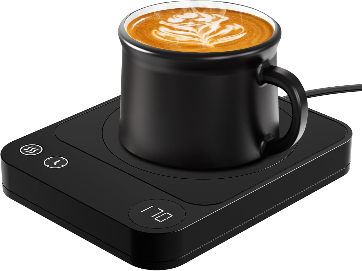 Mug Warmer,Coffee Mug Warmer for Office Use or Candle Warming,Coffee Warmer with 3 Temperature Control,Mug Warmer for Desk with Auto Shut Off,Cup Warmer for Tea Beverage Milk and Gift for Lovers