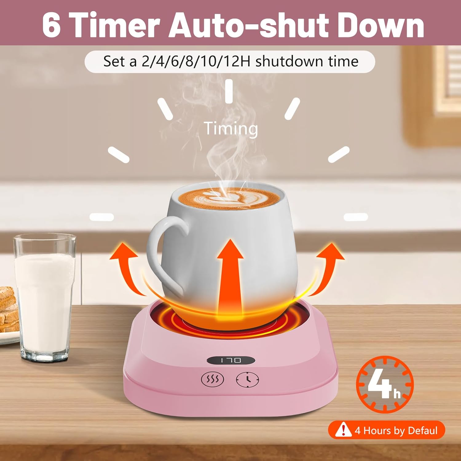 Mug Warmer,Coffee Mug Warmer with 3 Adjustable Temperature Settings,Coffee Warmer with 2-12H Auto Shutoff Functions,Easy to Clean Mug Heater for Desk,Grandma Gifts for Mothers Day Mug Warmer,Coffee Mug Warmer with 3 Adjustable Temperature Settings,Coffee Warmer with 2-12H Auto Shutoff Functions,Easy to Clean Mug Heater for Desk,Grandma Gifts for Mothers Day