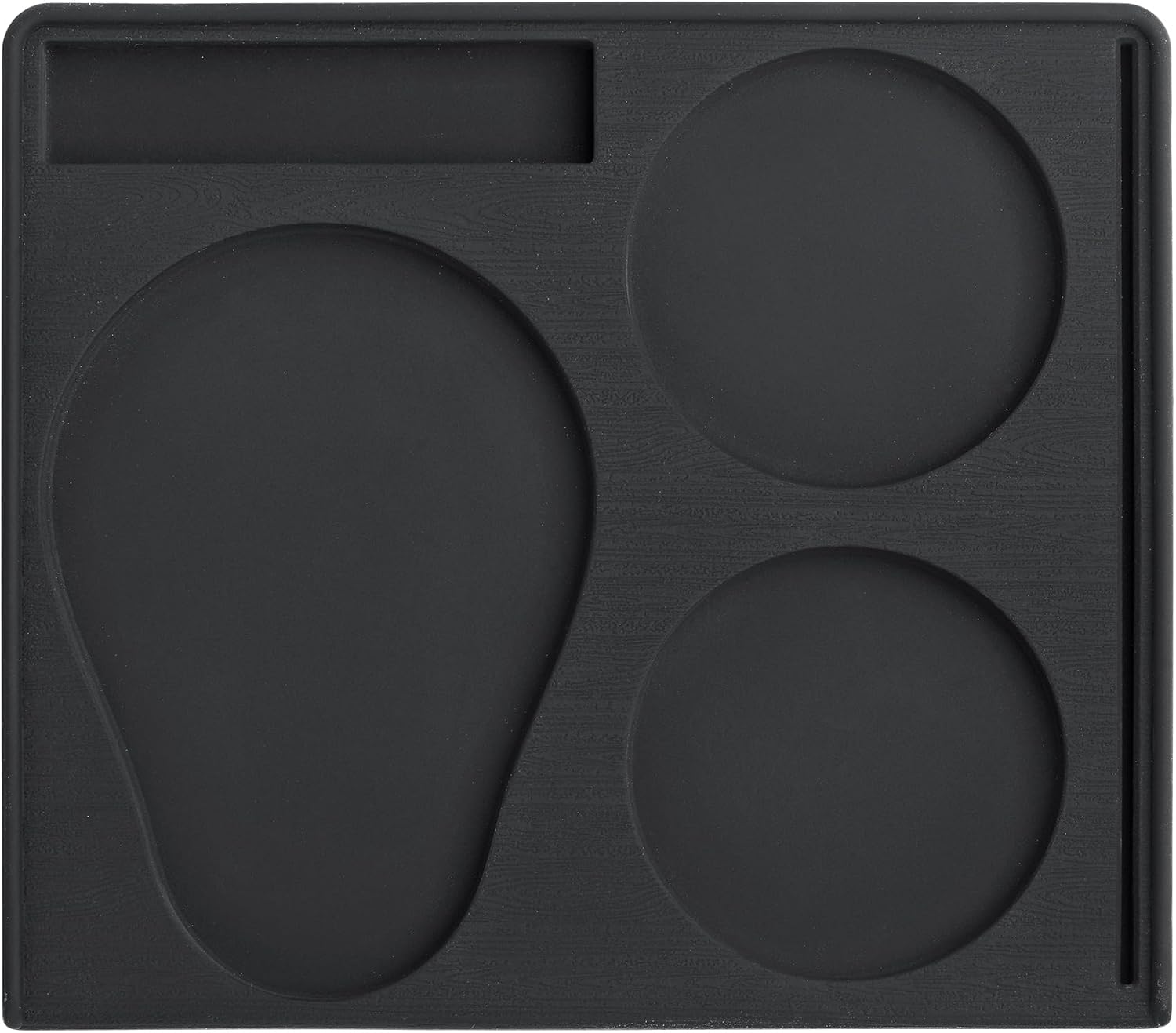 Normcore Espresso Compact Tamping Station - Barista Tamping Mat - Anti Slip Corner Tamping Mat - Compact Coffee Tamper Holder Pad - Espresso Accessories Tool - Food Grade Non-Slip Silicone