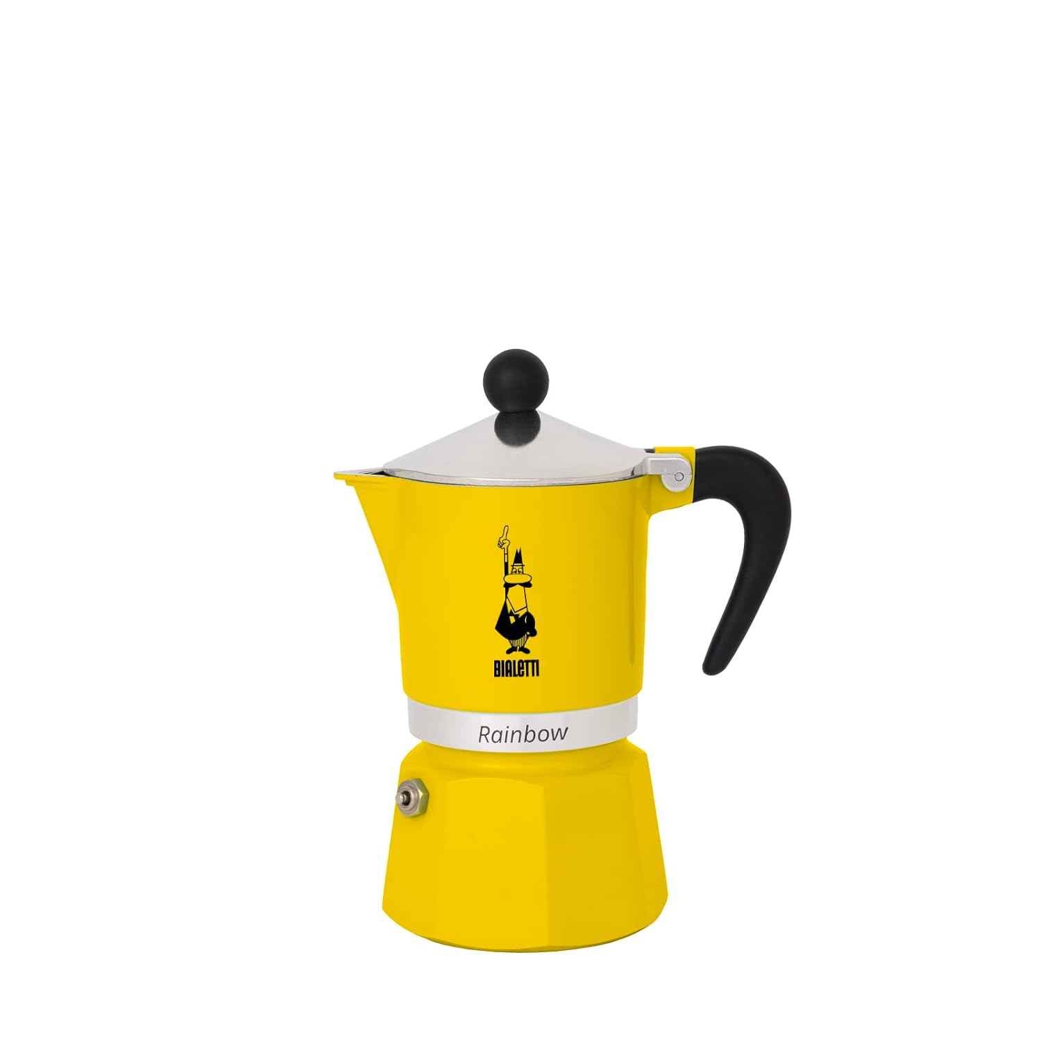 Bialetti Moka Express Rainbow (Yellow, 6 Cups) Bialetti Moka Express Rainbow (Yellow, 6 Cups)