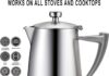 CUISINOX Roma Satin Stainless Steel Moka Pot, 10-Cup review