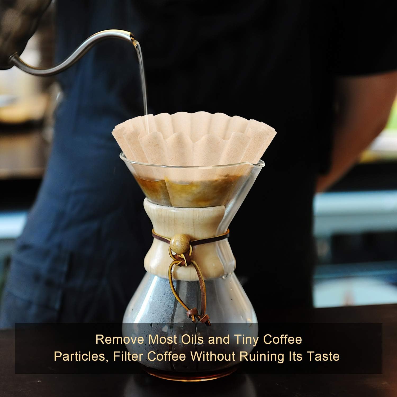 1-4 Cup Basket Coffee Filters Basket Filters Disposable Paper Coffee Filters for Home Office Use, Brown, 100 Count