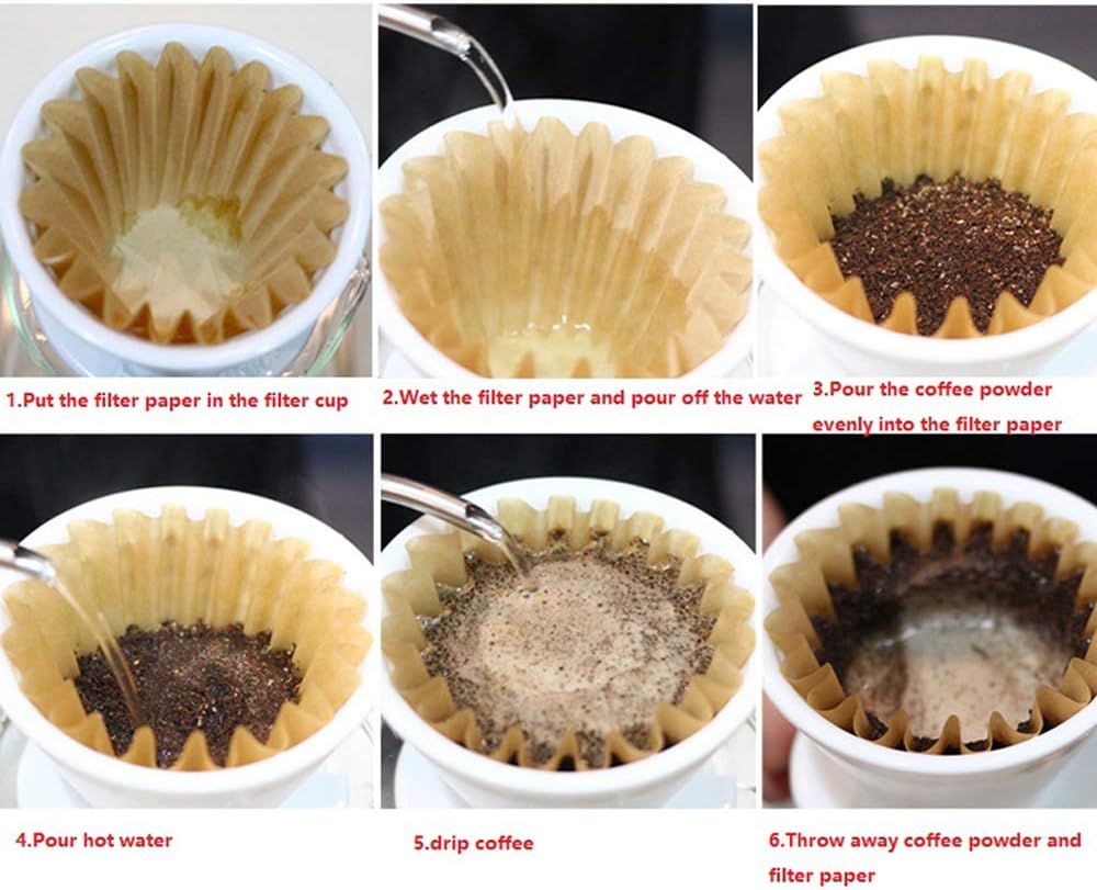 1-4 Cup Basket Coffee Filters,Natural Brown Biodegradable Basket Filters Paper Unbleached for Home Office Use,coffee filter flowers, 50 Count 1-4 Cup Basket Coffee Filters,Natural Brown Biodegradable Basket Filters Paper Unbleached for Home Office Use,coffee filter flowers, 50 Count