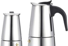 200/450ml Portable Espresso Coffee Maker Moka Pot review
