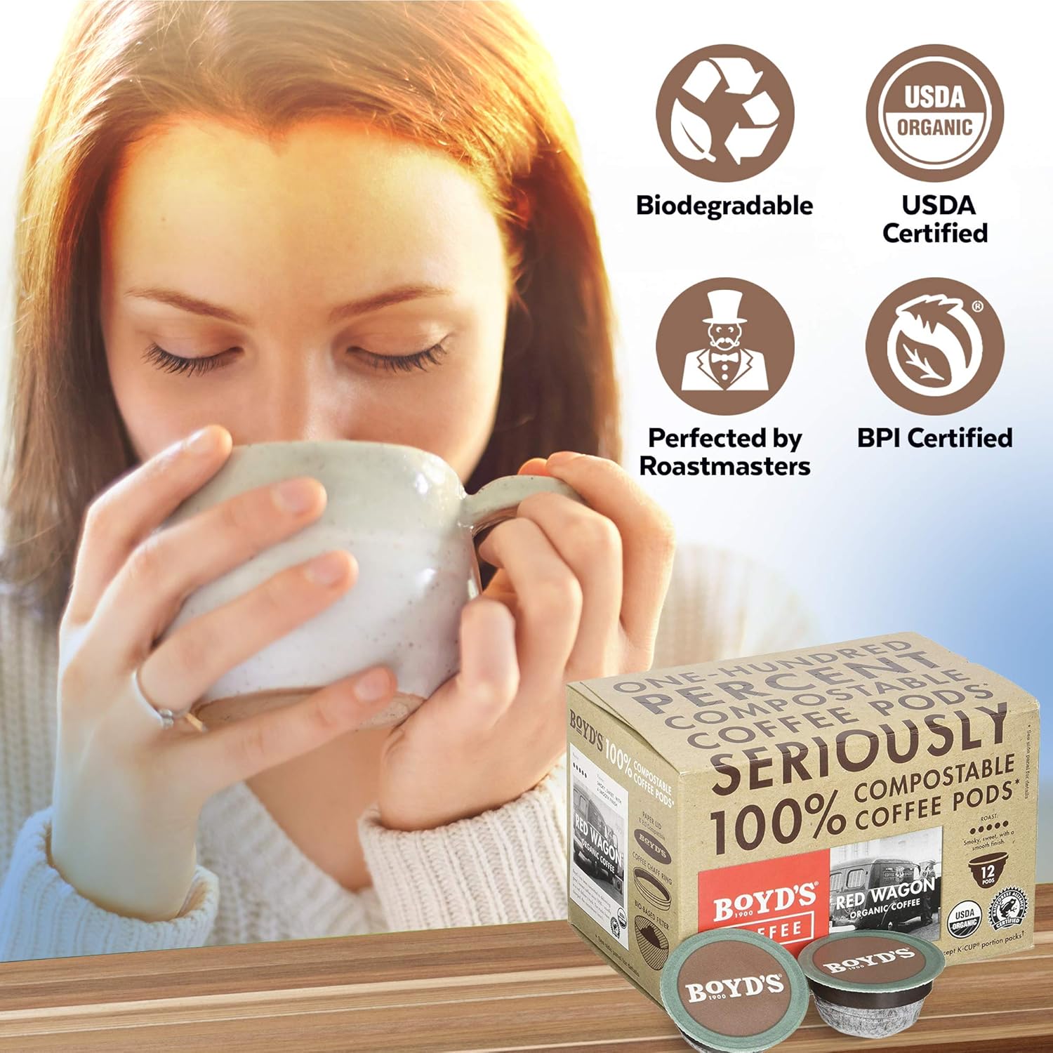 Boyds Coffee French No. 6 Coffee –Ground Dark Roast– Blended from 100% Arabica – Rich Full-Flavored – Single Cup - Pack of 12. Boyds Coffee French No. 6 Coffee –Ground Dark Roast– Blended from 100% Arabica – Rich Full-Flavored – Single Cup - Pack of 12.