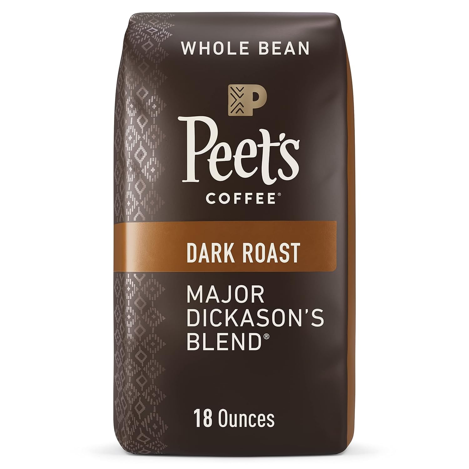 Peets Coffee, Dark Roast Whole Bean Coffee - Major Dickasons Blend 18 Ounce Bag Peets Coffee, Dark Roast Whole Bean Coffee - Major Dickasons Blend 18 Ounce Bag